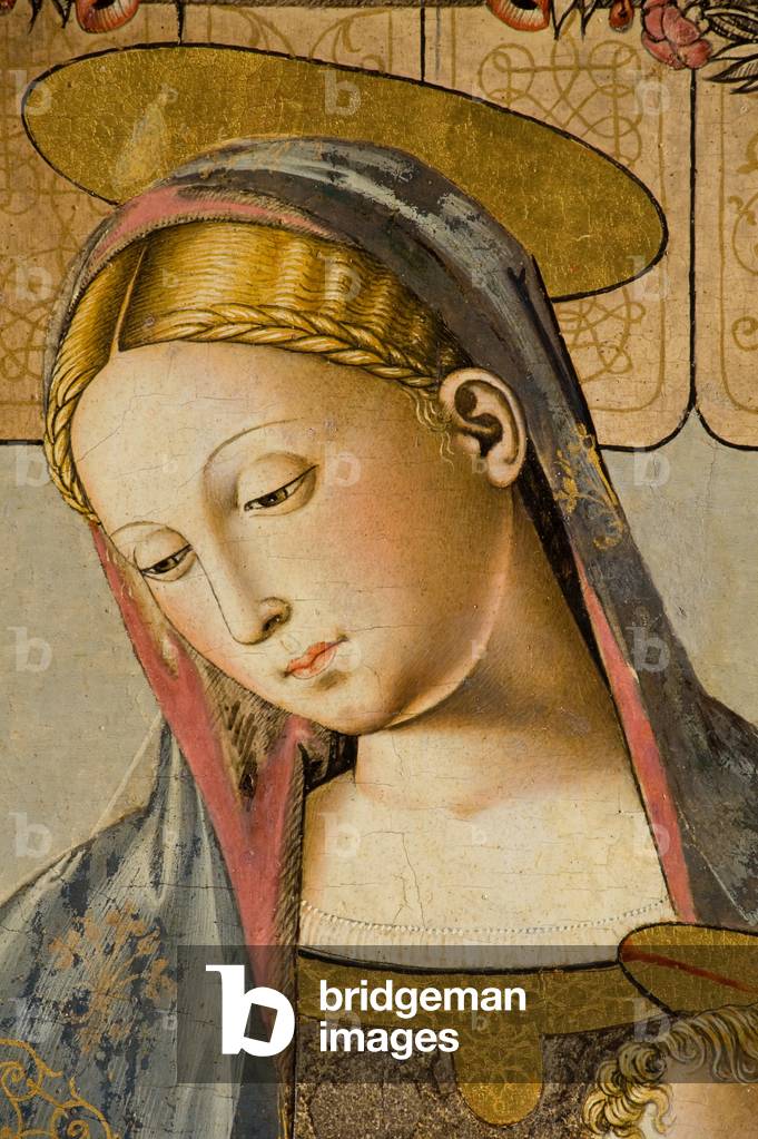 Madonna with Infant Jesus Enthroned, St. Andrew the Apostle and St.
