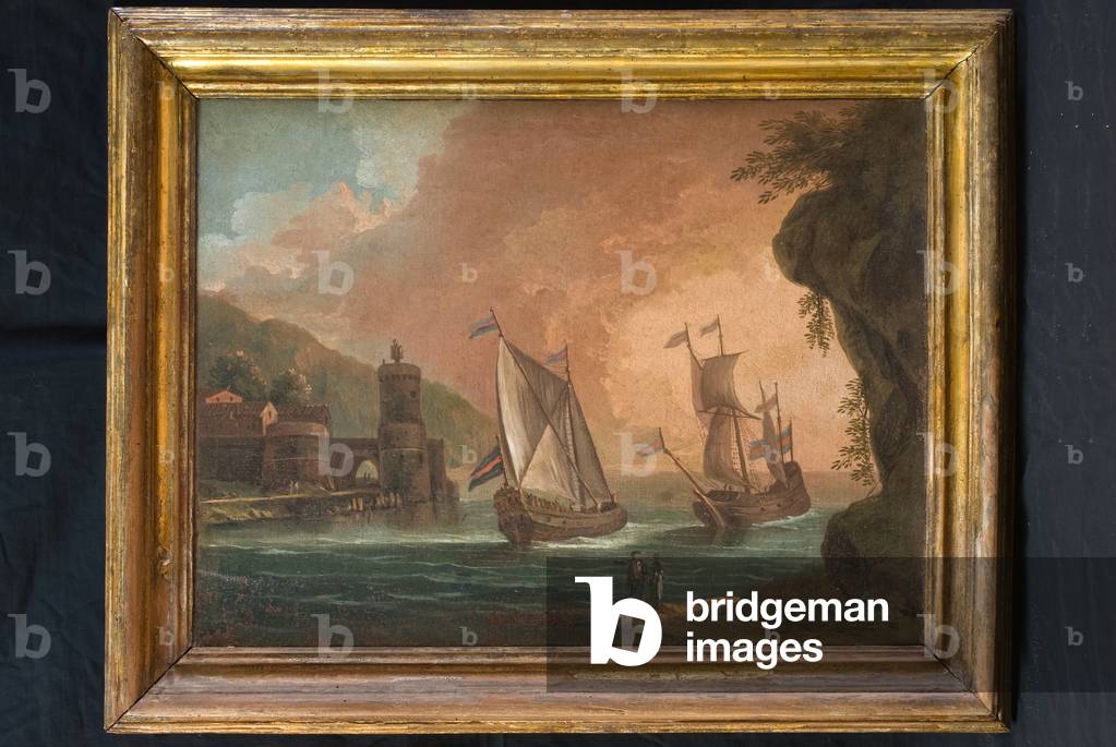 Marina, c.1730-1790 (oil on canvas)