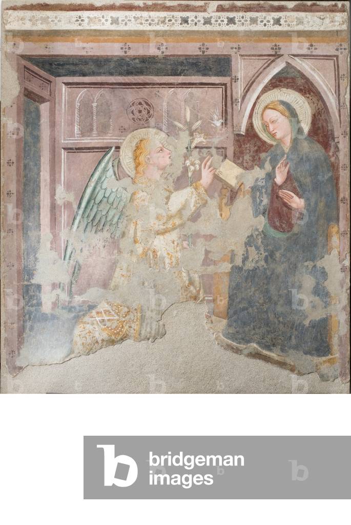 Annunciation, c.1380-1400 (staccato fresco)