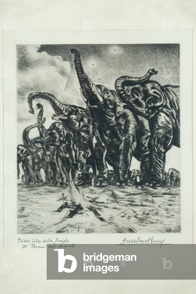 The Dead Tiger, c.1950-1975 (chalcography)
