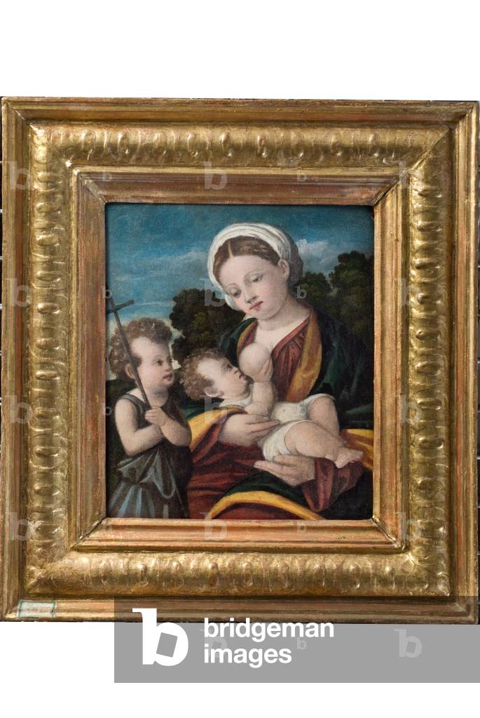 Madonna del latte, c.1580-1599 (oil on board)
