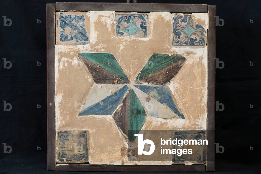 Tile, c.1500-1599 (painted terracotta)