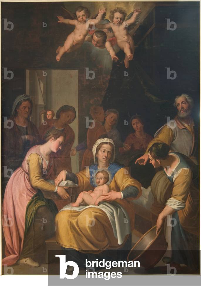 Nativity of Mary, c.1700-1740 (oil on canvas)