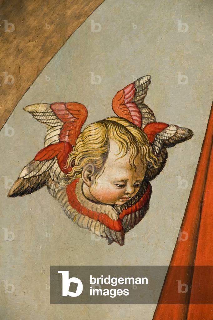 Madonna with Infant Jesus Enthroned, St. Andrew the Apostle and St.