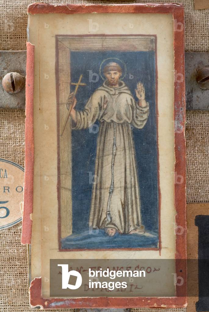 St. Francis of Assisi, c.1700-1750 (oil on board)