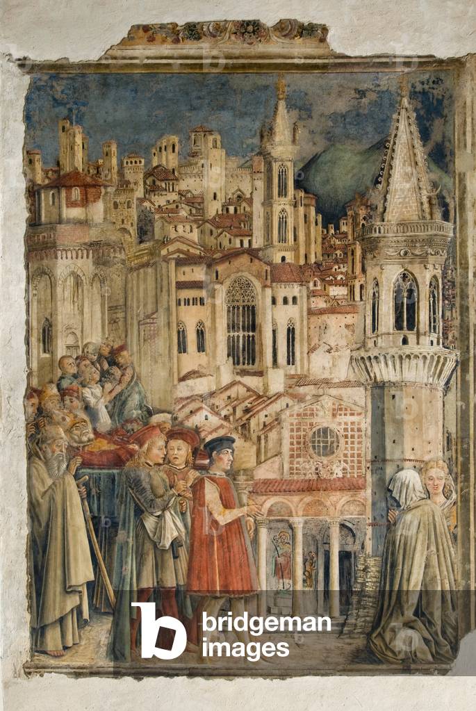 Translation of the body of Saint Herculaneum from the place of the first burial to the church of Saint Peter, c.1461-80 (fresco)