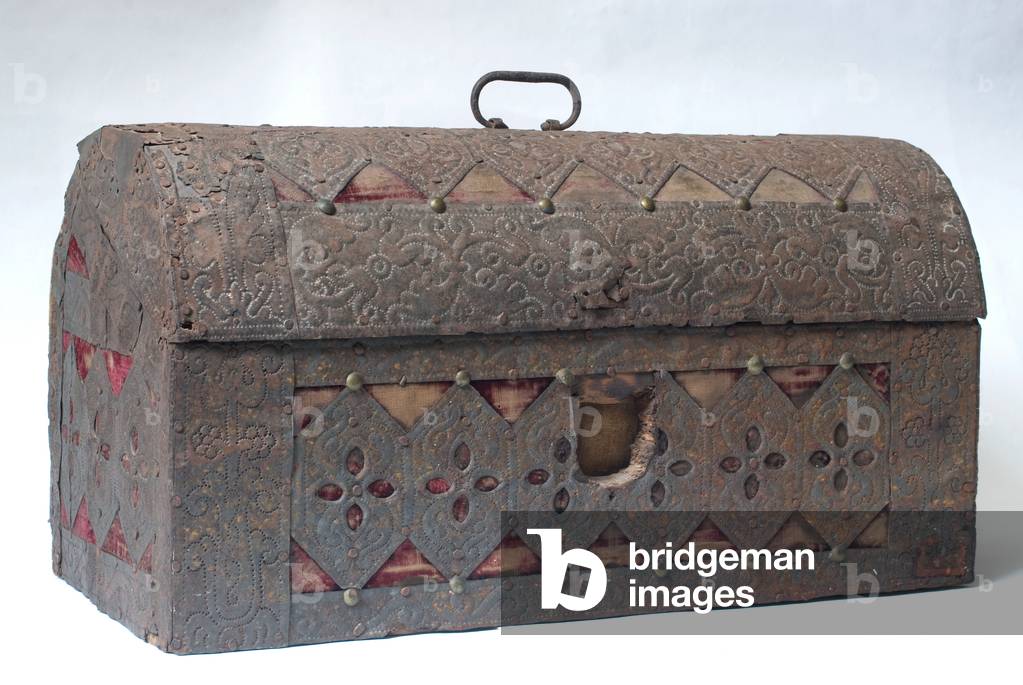 Reliquary, c.1500-1600 (wood and brass foils)