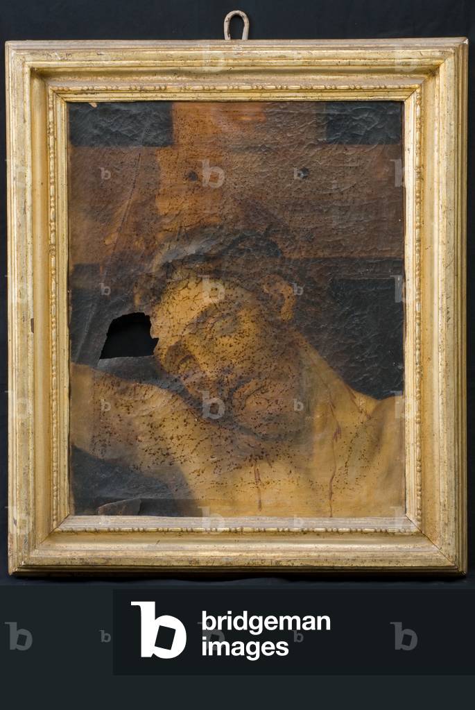 Jesus Christ crucified, c.1580-1590 (oil on canvas)