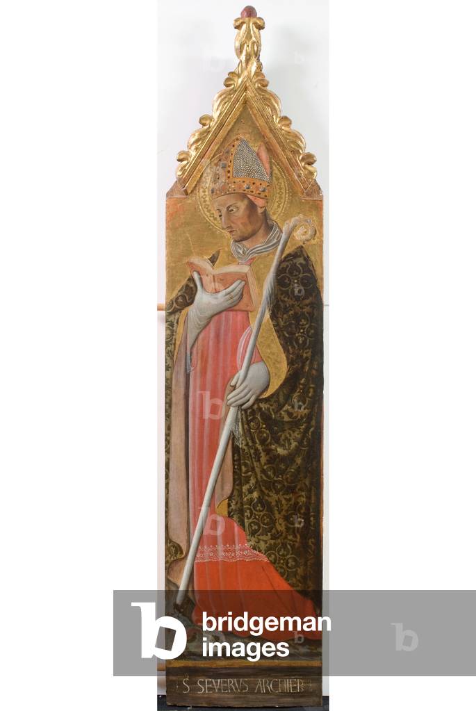 Saint Severus bishop, c.1436-39 (tempera on board)