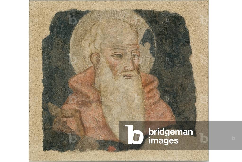 St. Anthony Abbot, c.1340-1350 (staccato fresco)