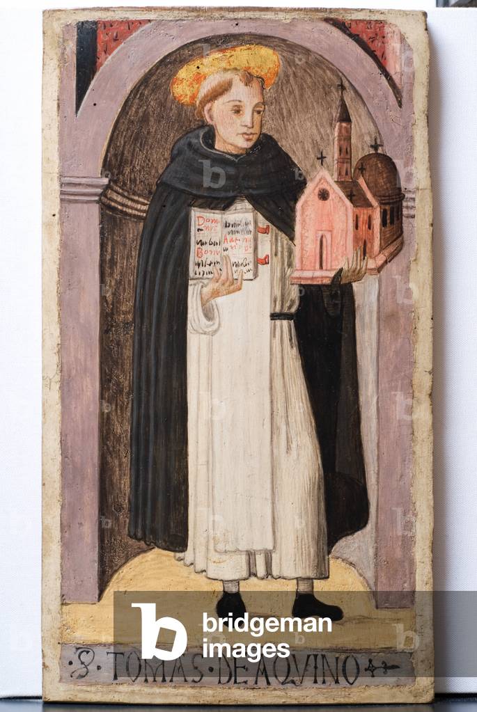 St. Thomas Aquinas (detail), 1447 (Tempera on panel)