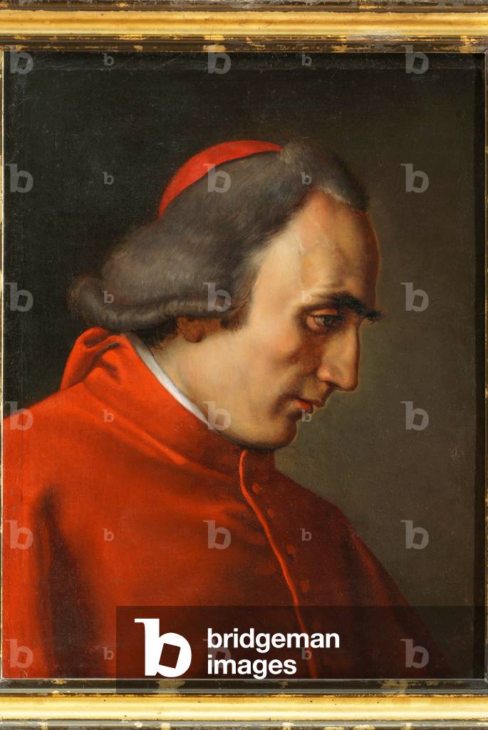 Portrait of Cardinal Ercole Consalvi Brunacci, c.1796-1834 (oil on canvas)