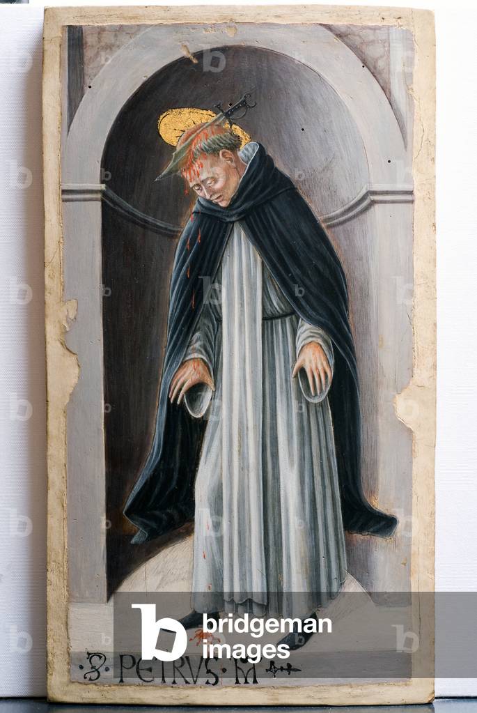 St. Peter Martyr (detail), 1447 (Tempera on Panel)