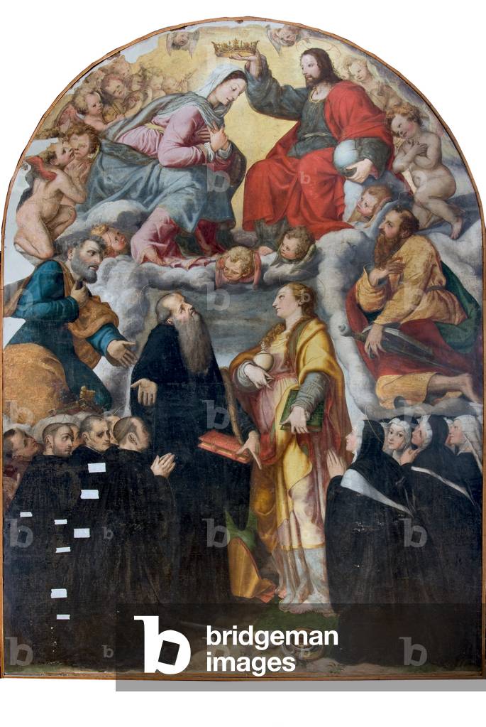 Coronation of Our Lady, c.1583 (oil on panel)