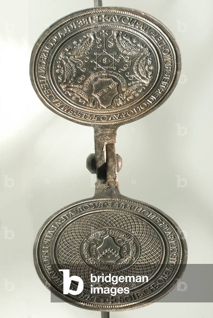 Coat of arms, 1491 (chiseled iron)