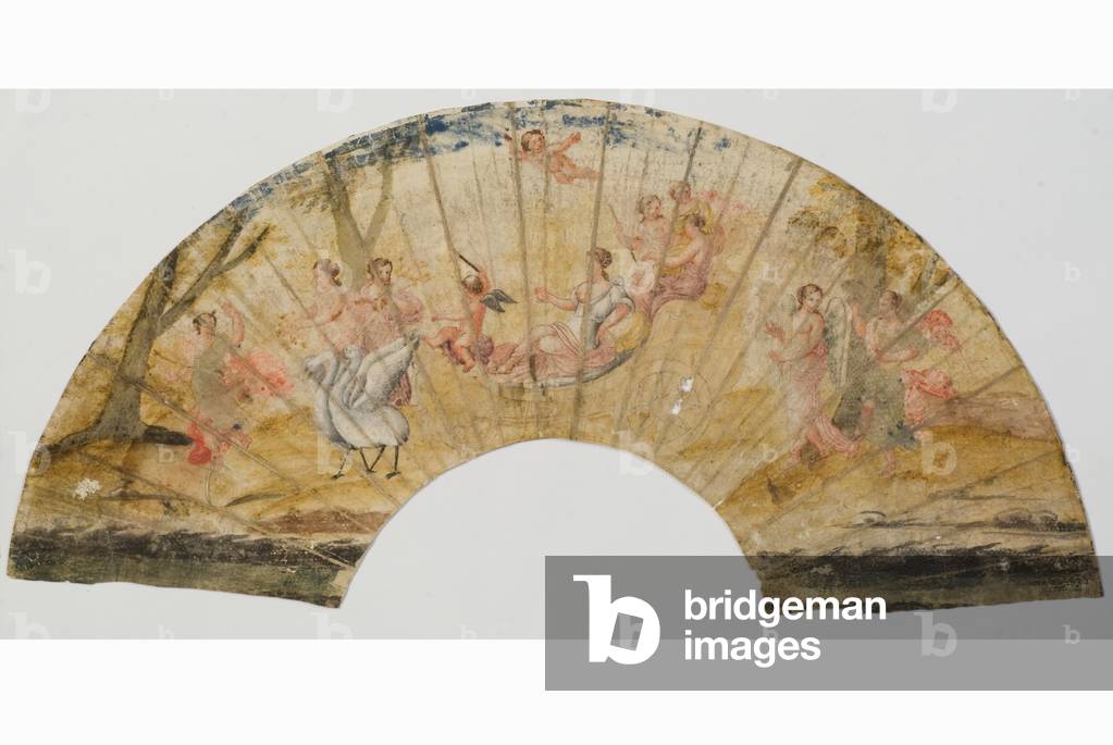 Fan, c.1600-1699 (watercolour on paper)
