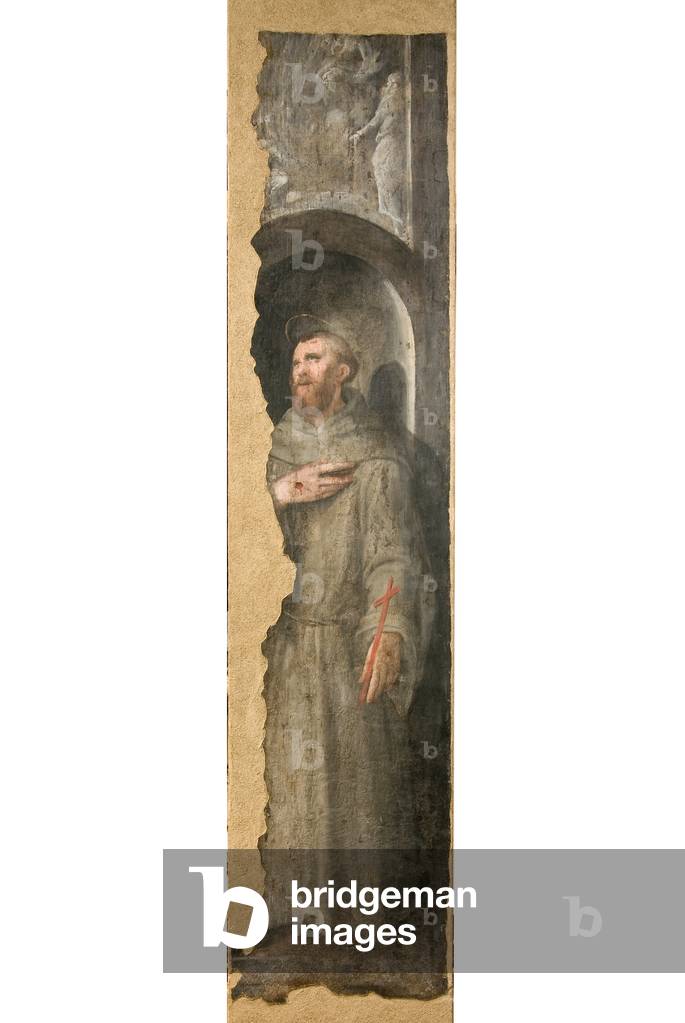 Saint Francis of Assisi, c.1550-1551 (staccato fresco)