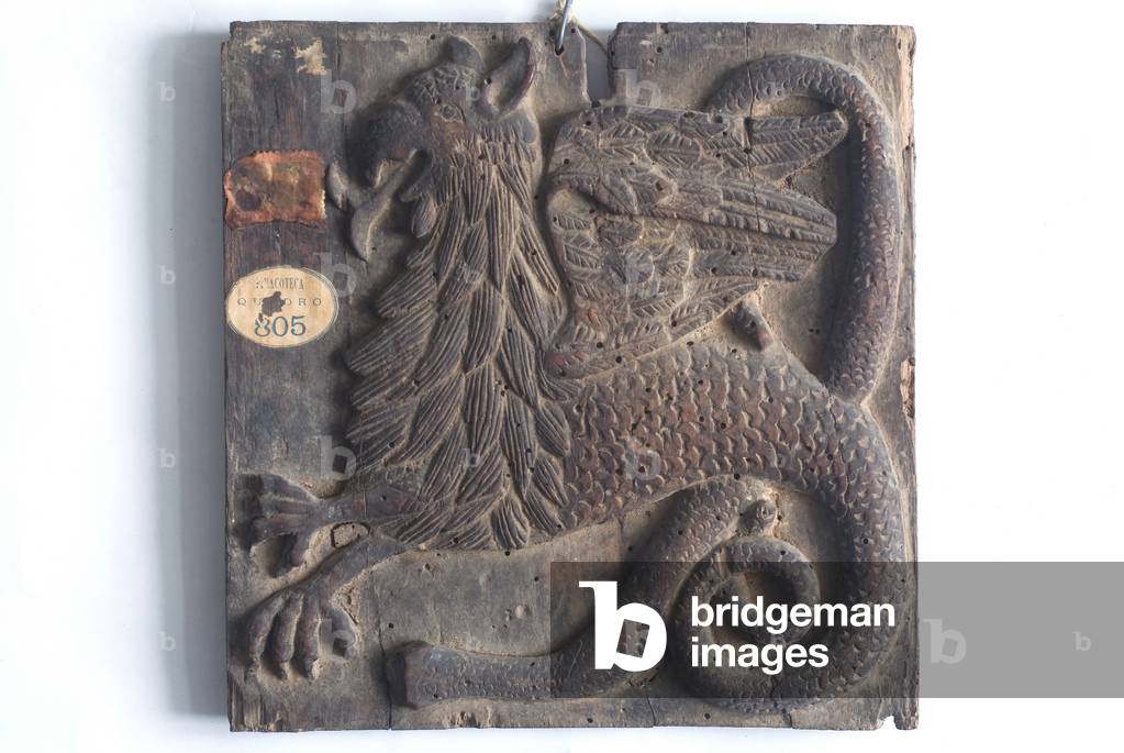 Winged griph, c.1400-1499 (carved wood)