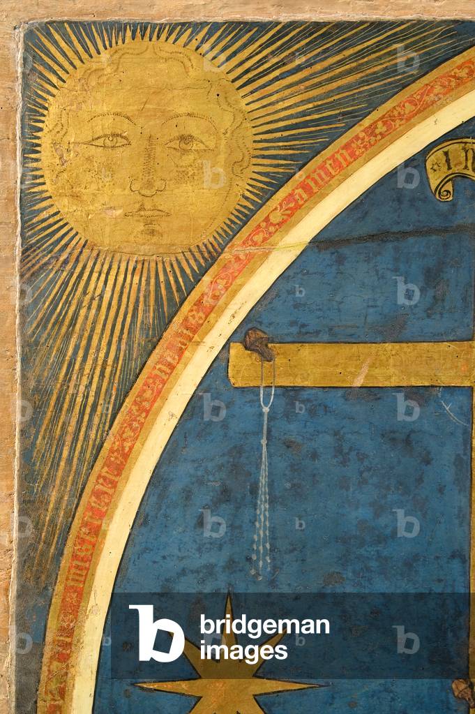 Our Lady of the Recommended and Mystic Lamb, detail, c.1440-60 (tempera on panel)