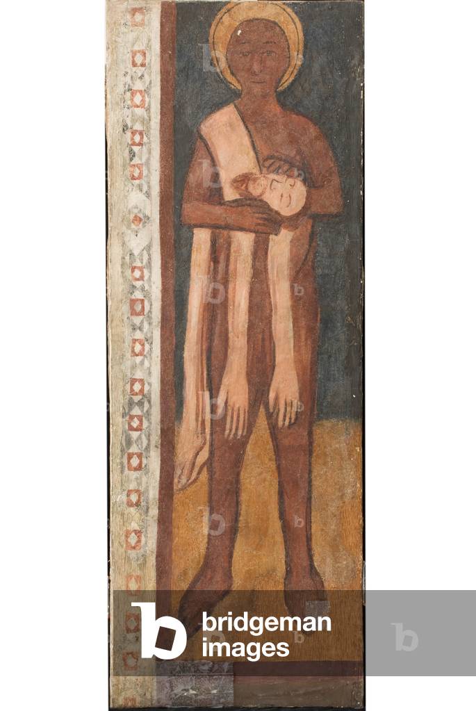 Saint Bartholomew, c.1340-1350 (staccato fresco)