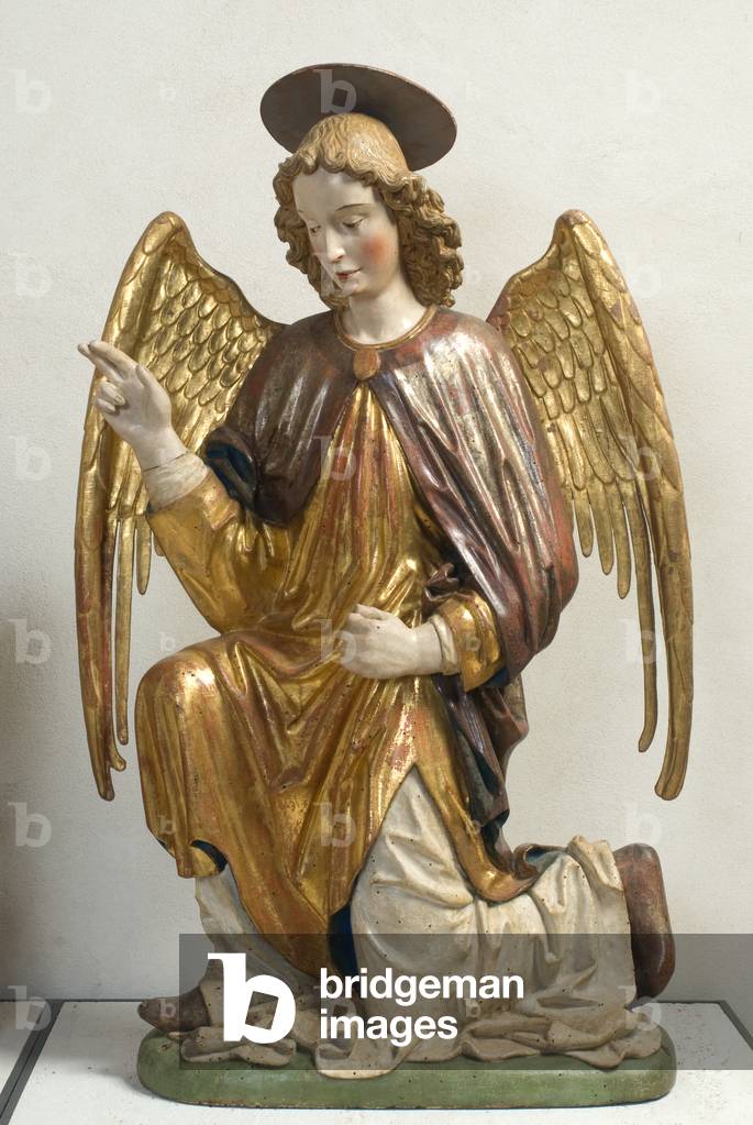 St. Gabriel Archangel, c.1470-1480 (poplar wood painted in tempera, gilded)