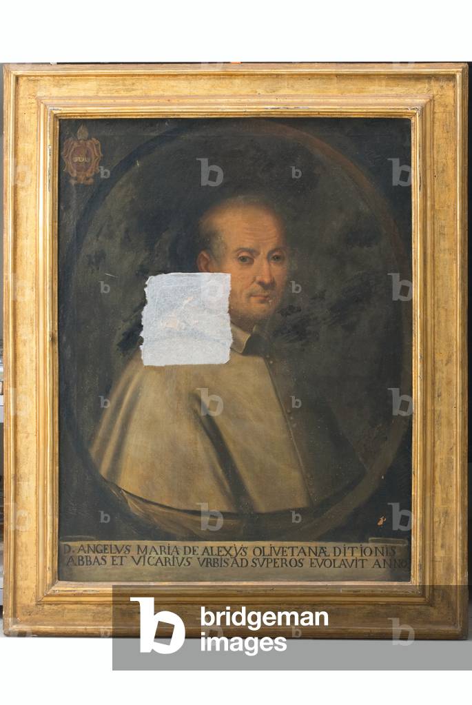 Portrait of abbot vicar Angelo Maria Alessi, c.1700-99 (oil on canvas)