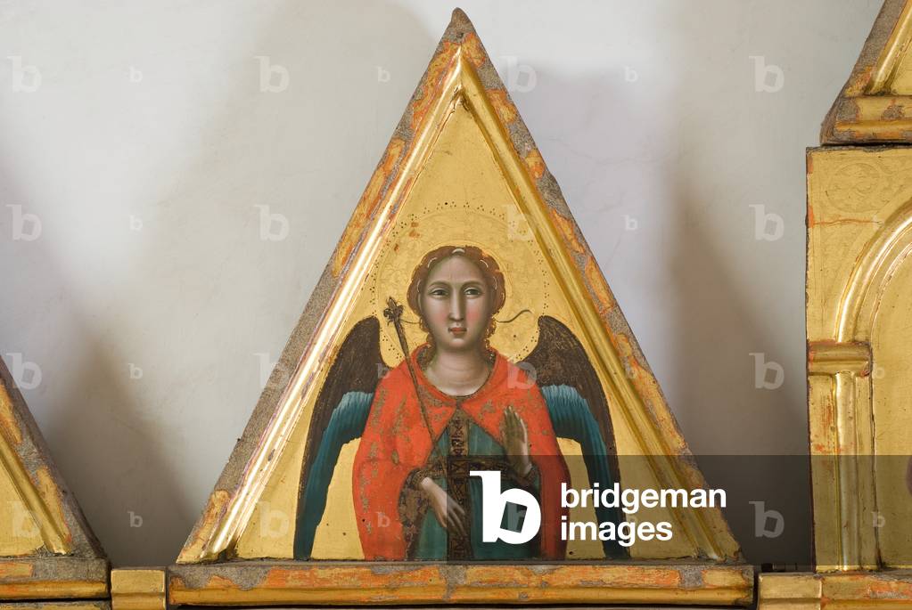 Angel, detail, c.1315-18 (tempera on board)