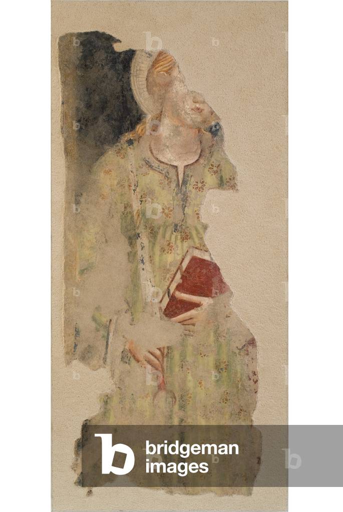 Saint, c.1340-1360 (staccato fresco)