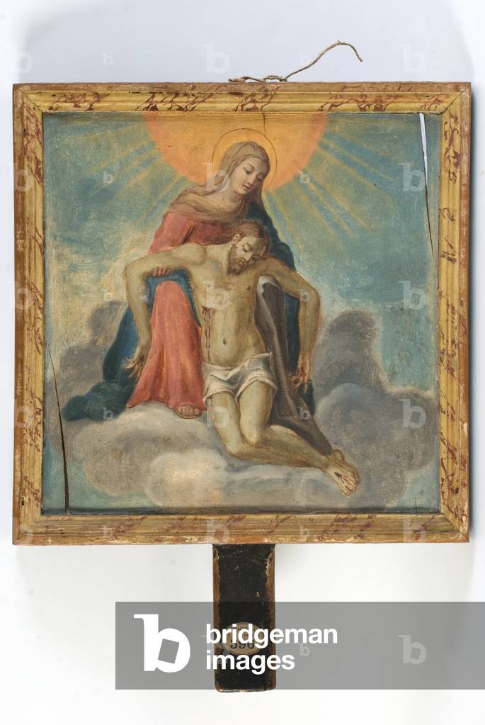 Pietà, c.1500-1550 (tempera and oil on board)