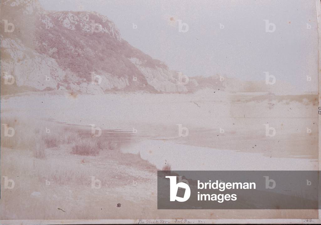 The Great Tor, Pwl Du, c.1856 (oxymel negative)