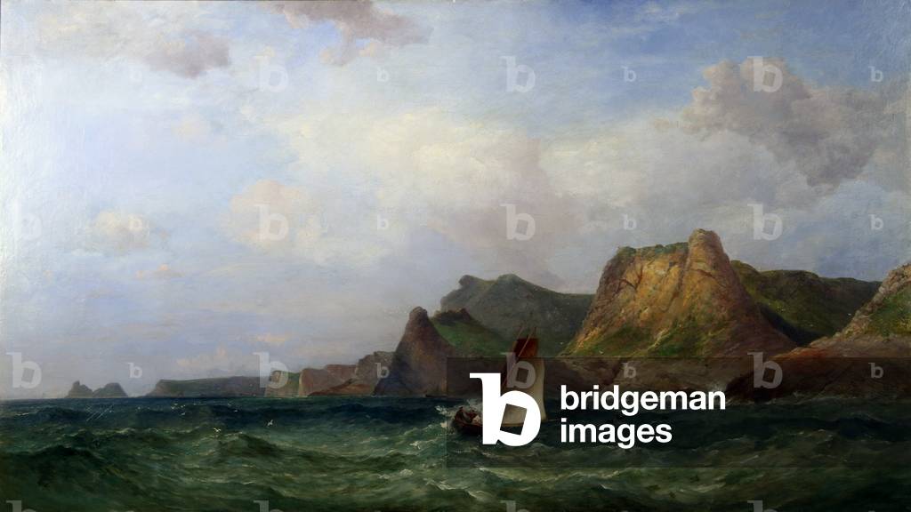 From Paviland to the Worm (oil on canvas)