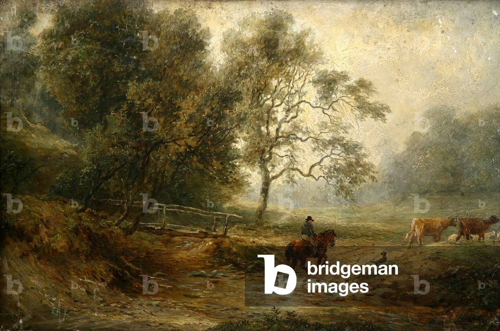Untitled (Landscape) (oil on canvas)
