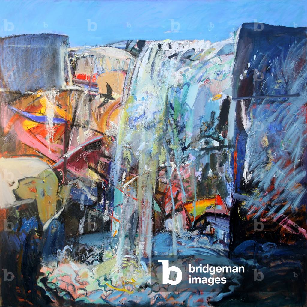 Waterfall, 1987 (oil on canvas)