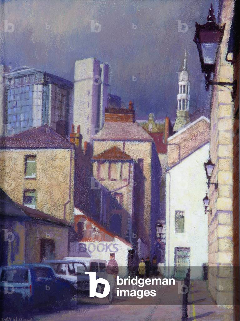 Salubrious Passage, Swansea (acrylic on board)