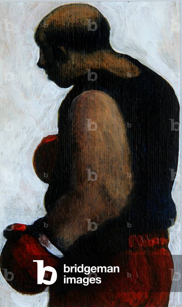 Ironman Grandpa, 1998 (acrylic on paper)