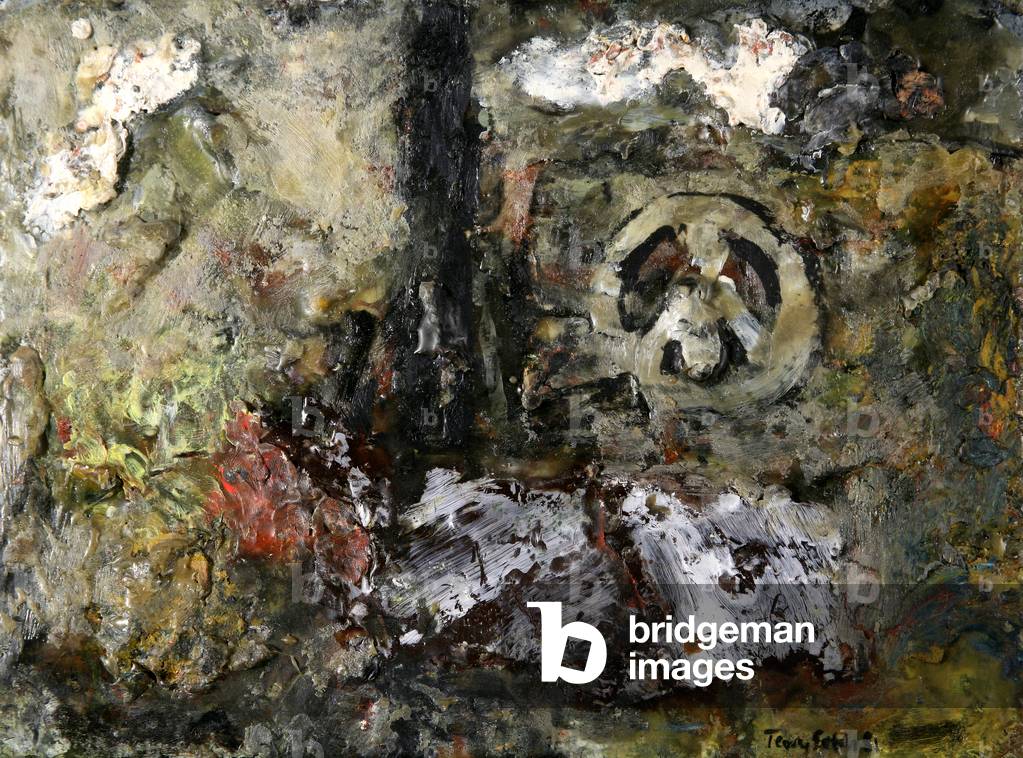 Once upon a time there was..., 1981 (encaustic & oil on canvas)