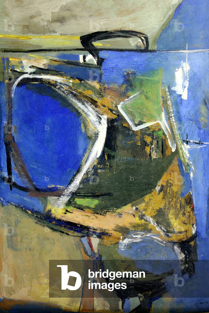 Promontory, 1961 (oil on board)