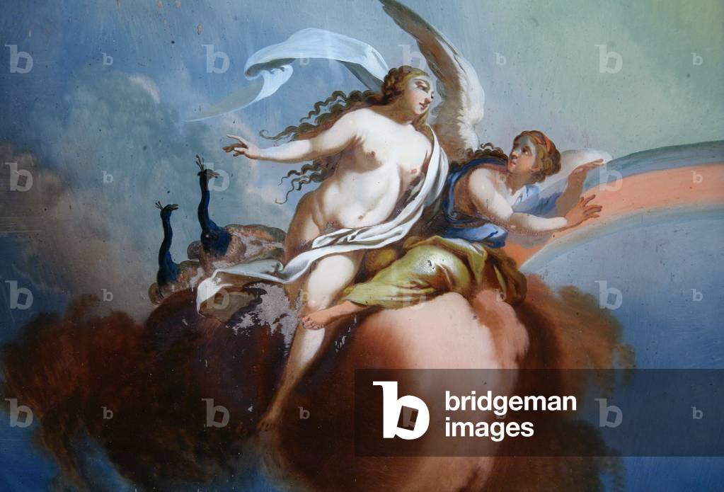 Untitled (Mythological Subject) (painting on glass)