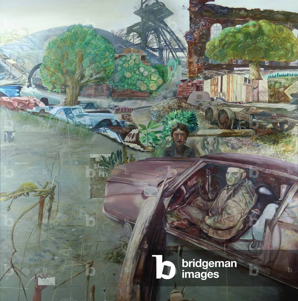 Save This Pit, 1973-74 (oil on board)