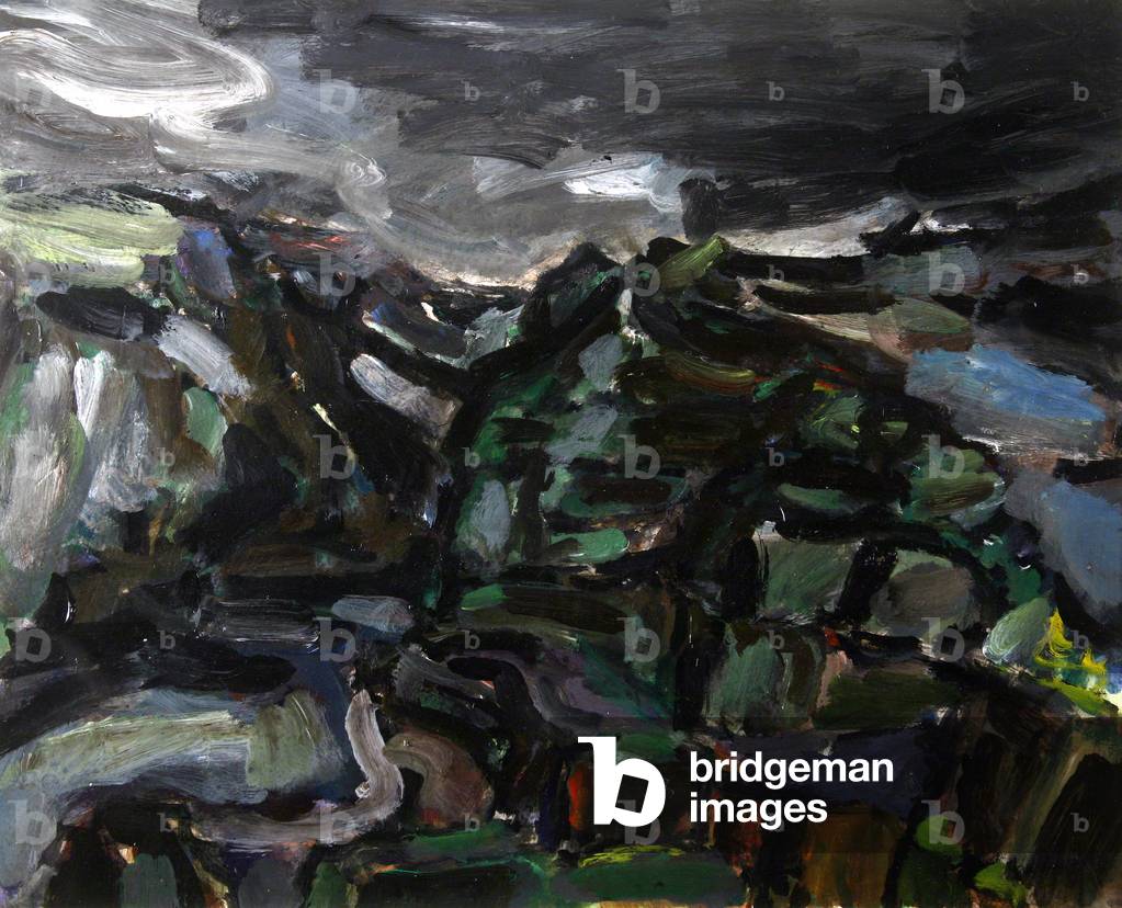 Bethesda Quarry, 1982 (acrylic on paper)