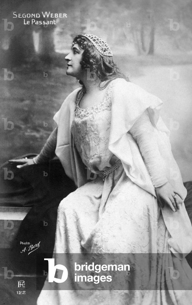 Eugénie Segond-Weber (Caroline-Eugénie Weber) in François Coppées 'Le Passant' (The Passerby)