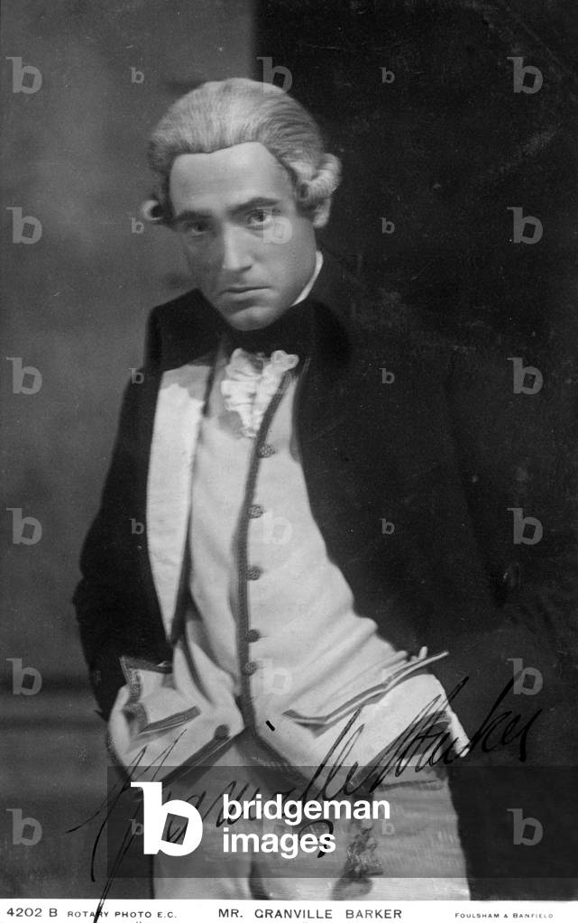 Harley Granville-Barker as General Burgoyne in George Bernard Shaw's 'The Devil's Disciple'