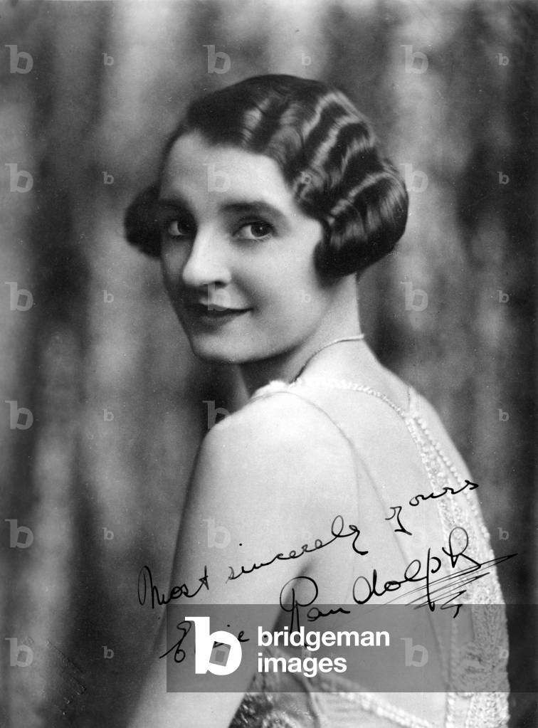 Elsie Randolph signed portrait