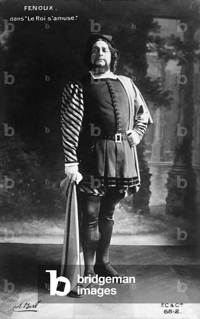 Jacques Fenoux in 'Le Roi s'amuse'