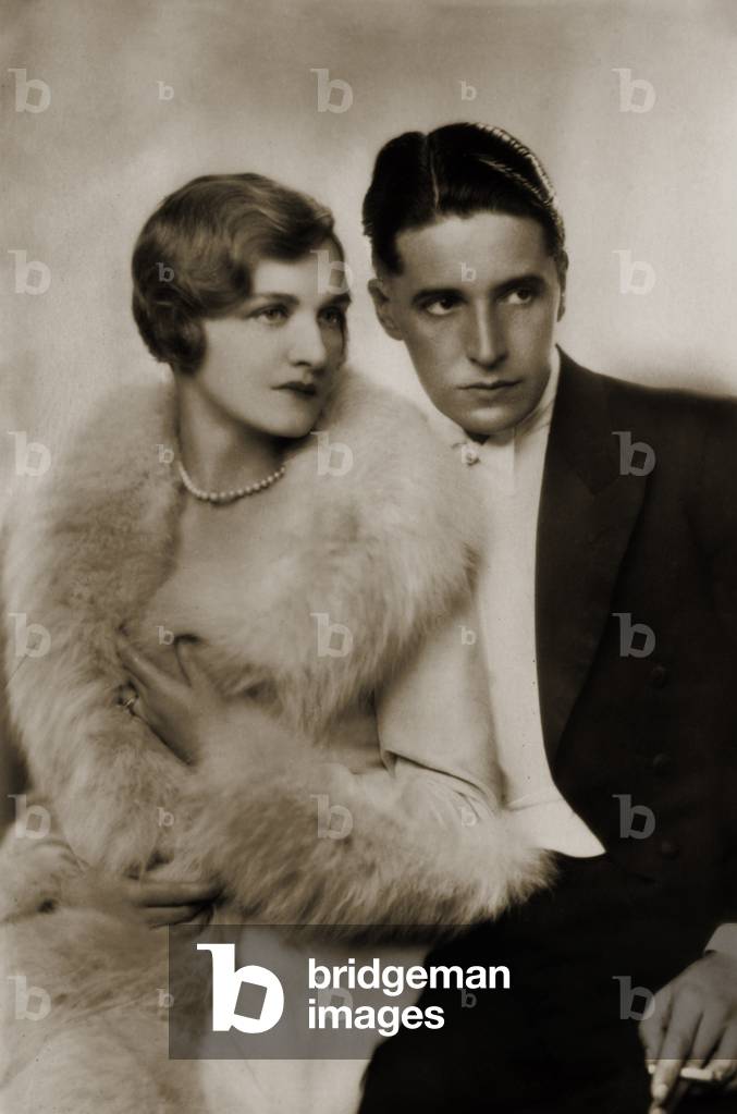 Ivor Novello and Lily Elsie as Max Clement and Rosine Brown in Novello's 1928 play 'The Truth Game'