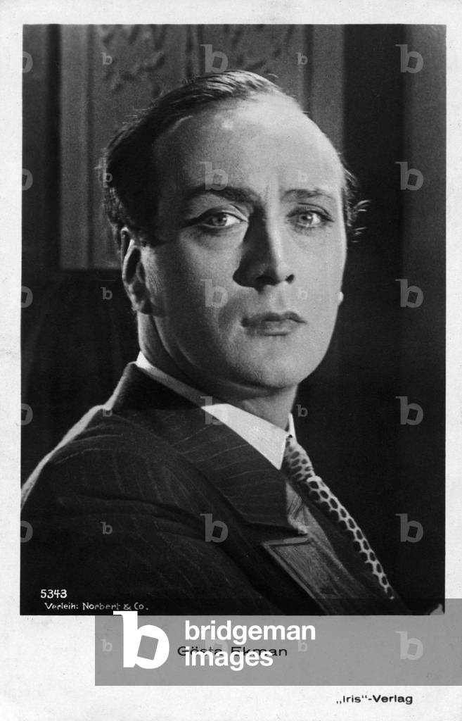 Gösta Ekman (Frans Ekman), Swedish actor of stage and screen, 28 December 1890 - 12 January 1938