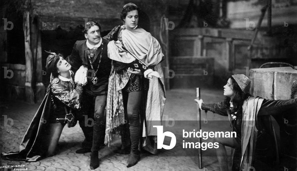 Romeo and Juliet, with Matheson Lang as Romeo, Eric Mayne as Mercutio, Lauderdale Maitland as Benvolio and Annie Beavington as Page to Mercutio