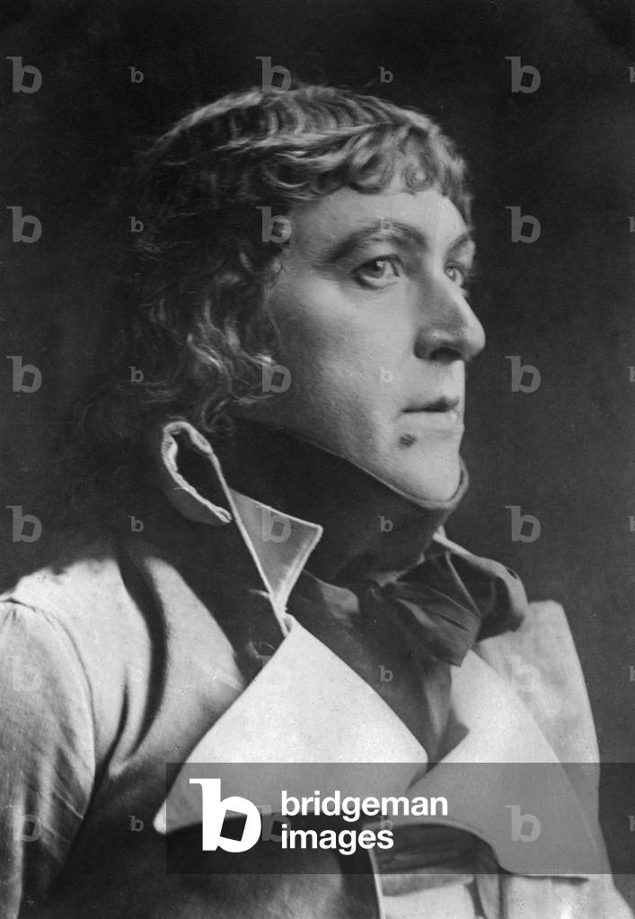 Werner Krauss in nineteenth century costume as Saint-Just in Georg Büchner's play 'Dantons Tod' (Danton's Death)