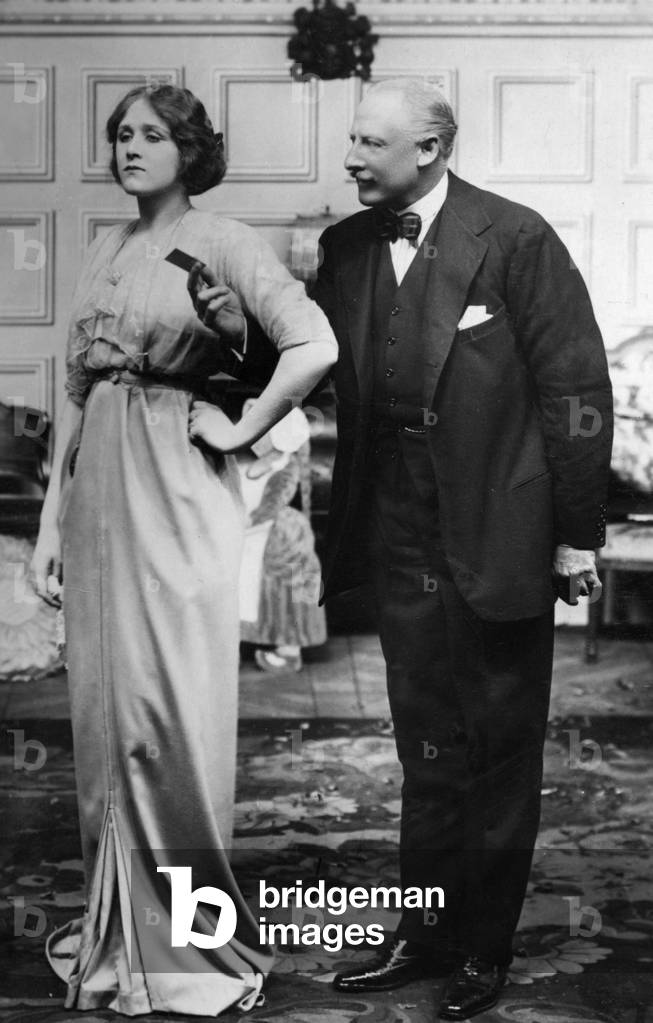 Phyllis Neilson-Terry as Paulette Vannaire and Allan Aynesworth as Charles Herio in ' The Real Thing '