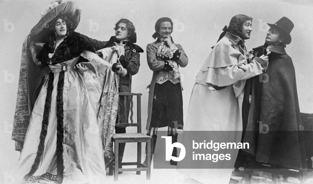 The company of 'The Scarlet Pimpernel' by Emma Orczy, 1910, Broadway production